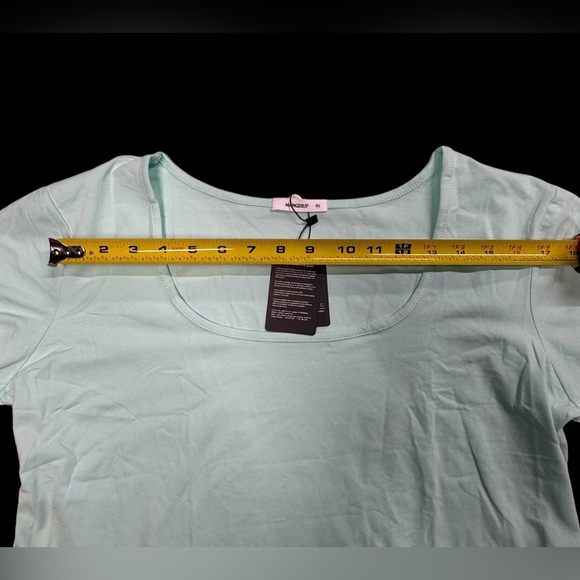 Mangdiup size XXL light blue t-shirt. NWT, in perfect condition comfy shirt! - Picture 6 of 10